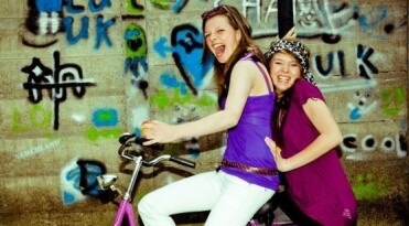 kompisar pa cykel mini